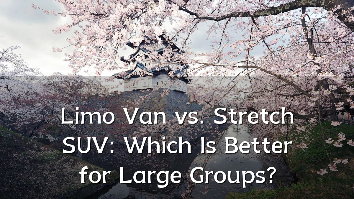 Limo Van vs. Stretch SUV: Which Is Better for Large Groups?