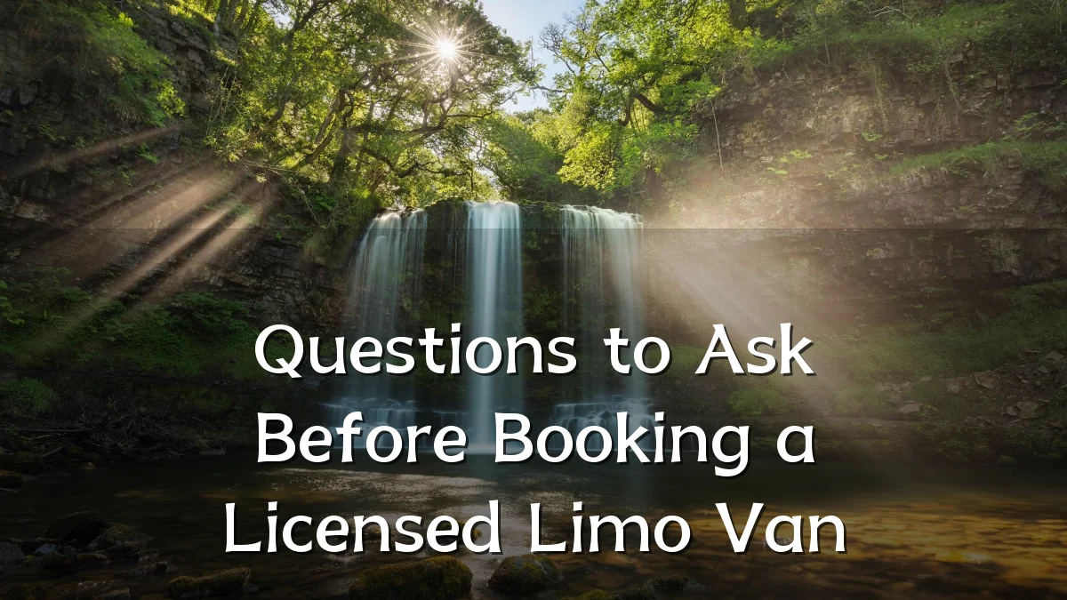 Questions to Ask Before Booking a Licensed Limo Van