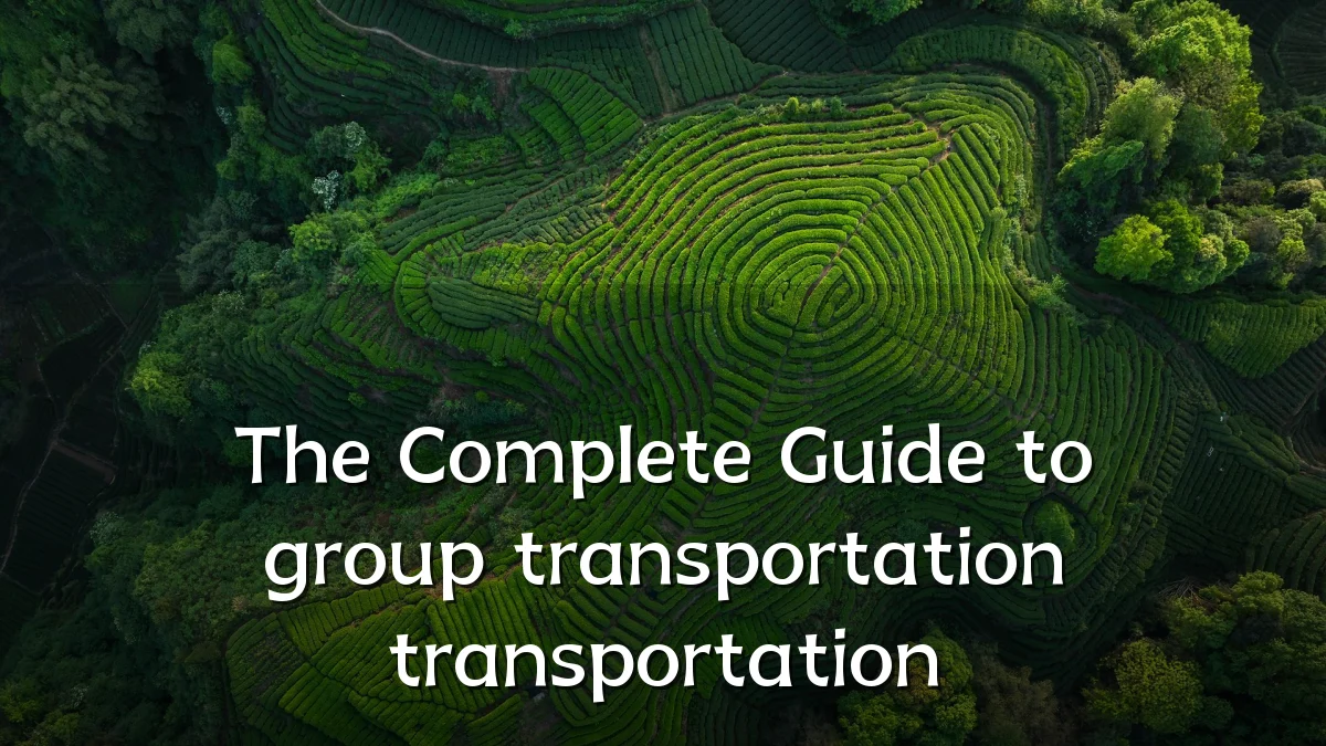 The Complete Guide to group transportation transportation