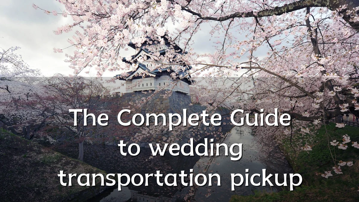 The Complete Guide to wedding transportation pickup